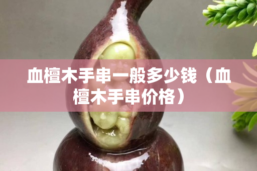 血檀木手串一般多少錢（血檀木手串價格）