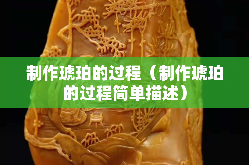 制作琥珀的過程（制作琥珀的過程簡單描述）