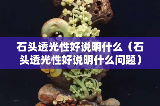 石頭透光性好說明什么（石頭透光性好說明什么問題）