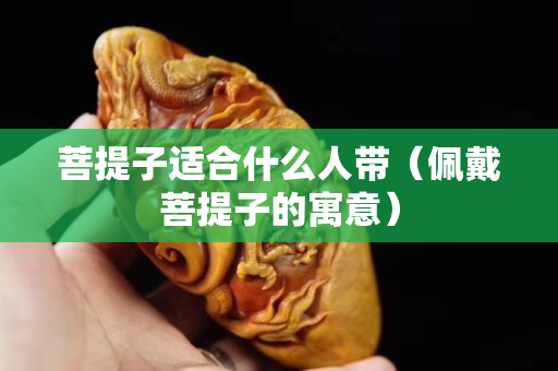 菩提子適合什么人帶（佩戴菩提子的寓意）