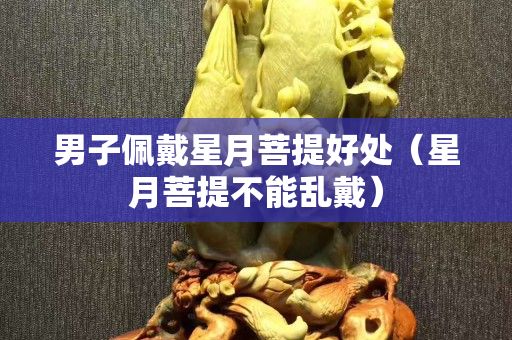男子佩戴星月菩提好處（星月菩提不能亂戴）