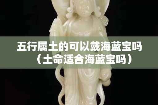 五行屬土的可以戴海藍寶嗎（土命適合海藍寶嗎）