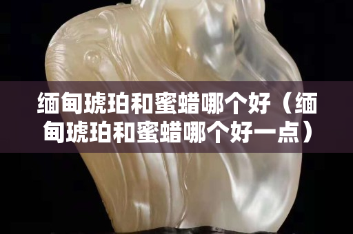 緬甸琥珀和蜜蠟?zāi)膫€(gè)好（緬甸琥珀和蜜蠟?zāi)膫€(gè)好一點(diǎn)）