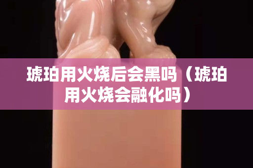 琥珀用火燒后會黑嗎（琥珀用火燒會融化嗎）