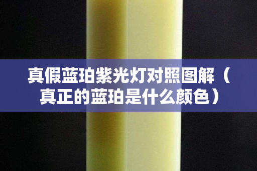 真假藍珀紫光燈對照圖解（真正的藍珀是什么顏色）