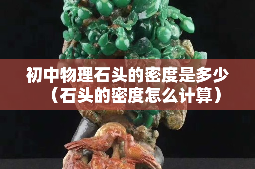 初中物理石頭的密度是多少（石頭的密度怎么計算）