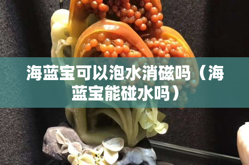 海藍寶可以泡水消磁嗎（海藍寶能碰水嗎）