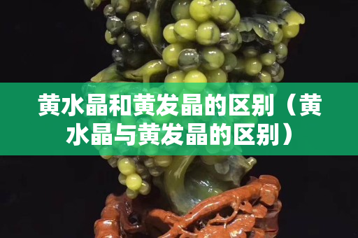黃水晶和黃發晶的區別（黃水晶與黃發晶的區別）
