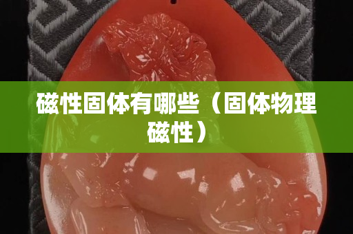 磁性固體有哪些（固體物理磁性）
