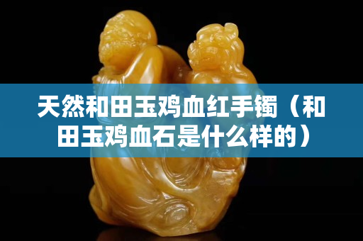 天然和田玉雞血紅手鐲（和田玉雞血石是什么樣的）