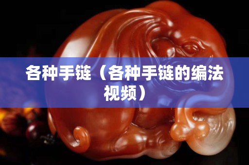 各種手鏈（各種手鏈的編法視頻）