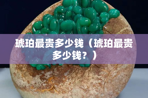 琥珀最貴多少錢（琥珀最貴多少錢？）