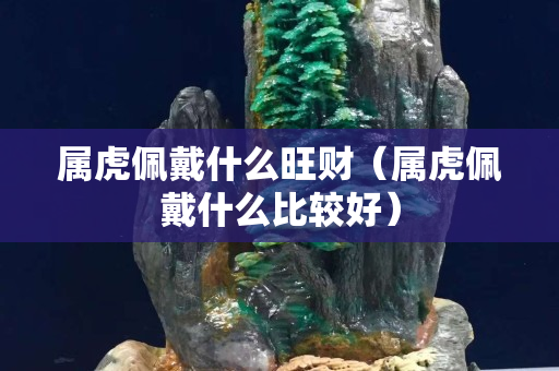 屬虎佩戴什么旺財（屬虎佩戴什么比較好）