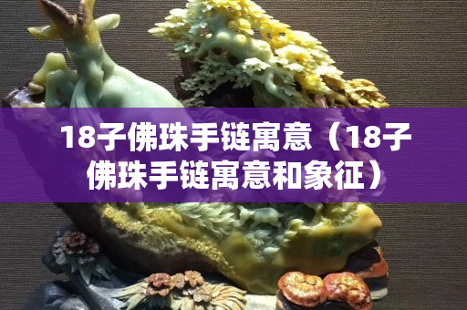 18子佛珠手鏈寓意（18子佛珠手鏈寓意和象征）