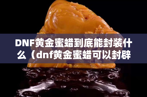 DNF黃金蜜蠟到底能封裝什么（dnf黃金蜜蠟可以封辟邪玉嗎）