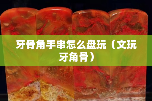 牙骨角手串怎么盤玩（文玩牙角骨）