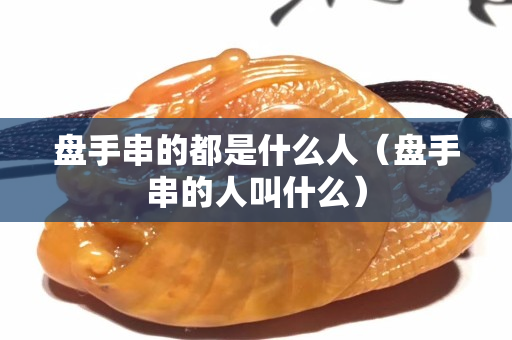 盤手串的都是什么人（盤手串的人叫什么）