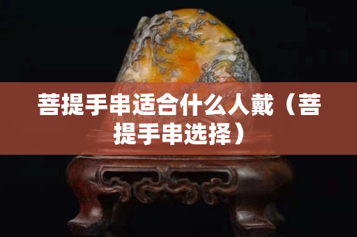 菩提手串適合什么人戴（菩提手串選擇）