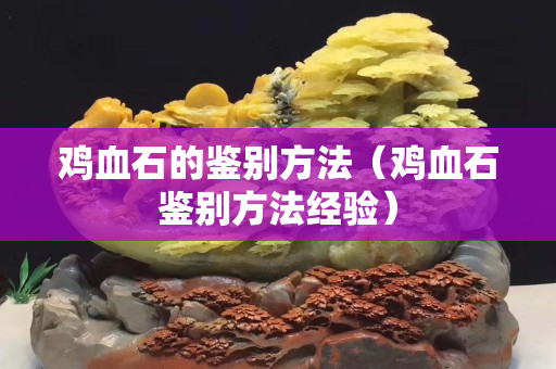 雞血石的鑒別方法（雞血石鑒別方法經驗）