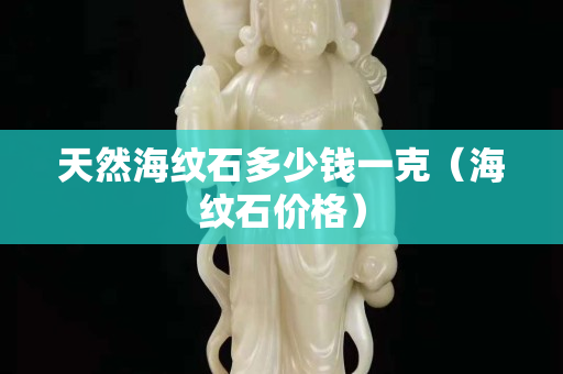 天然海紋石多少錢一克（海紋石價格）