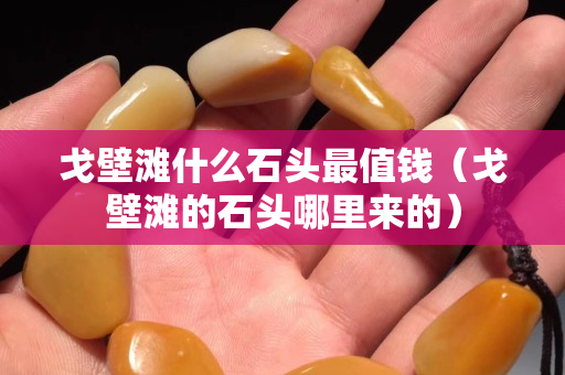 戈壁灘什么石頭最值錢（戈壁灘的石頭哪里來的）