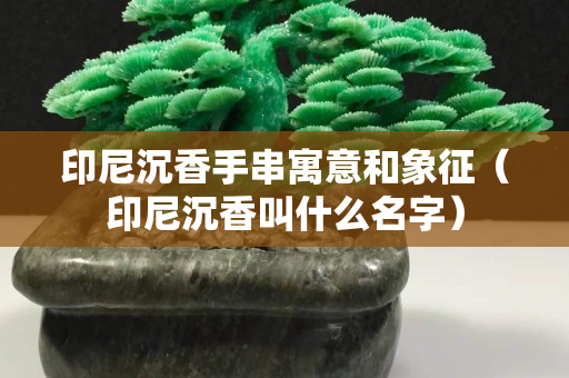 印尼沉香手串寓意和象征（印尼沉香叫什么名字）