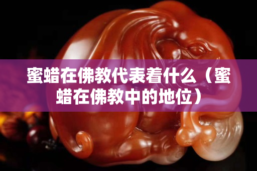 蜜蠟在佛教代表著什么（蜜蠟在佛教中的地位）