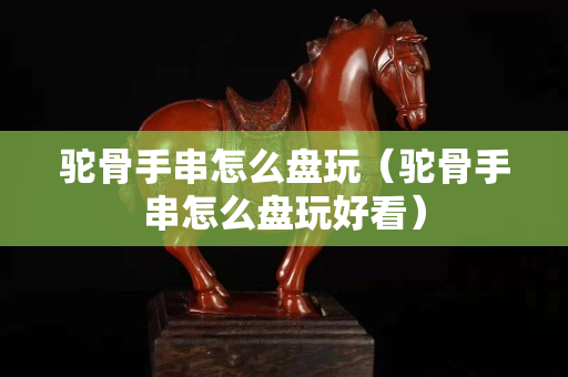 駝骨手串怎么盤玩（駝骨手串怎么盤玩好看）