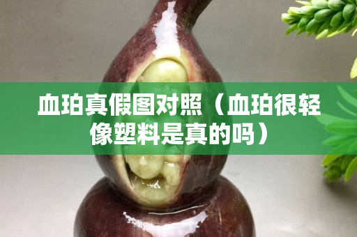 血珀真假圖對照（血珀很輕像塑料是真的嗎）