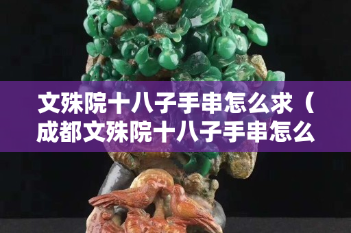 文殊院十八子手串怎么求（成都文殊院十八子手串怎么求）