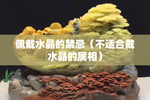 佩戴水晶的禁忌（不適合戴水晶的屬相）