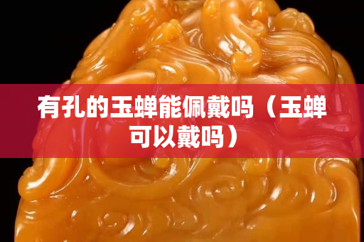 有孔的玉蟬能佩戴嗎（玉蟬可以戴嗎）