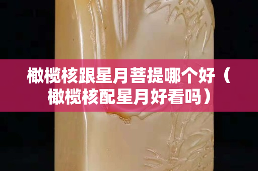 橄欖核跟星月菩提哪個好（橄欖核配星月好看嗎）