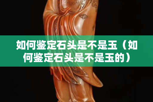 如何鑒定石頭是不是玉（如何鑒定石頭是不是玉的）