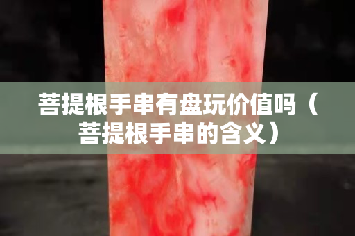 菩提根手串有盤玩價值嗎（菩提根手串的含義）