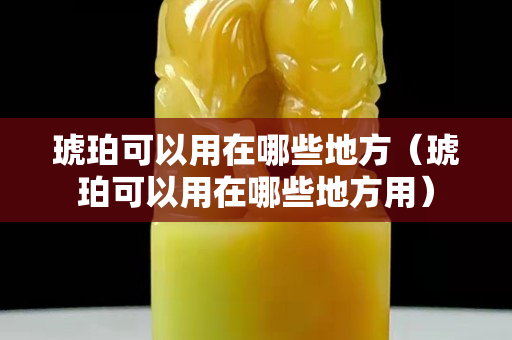琥珀可以用在哪些地方（琥珀可以用在哪些地方用）