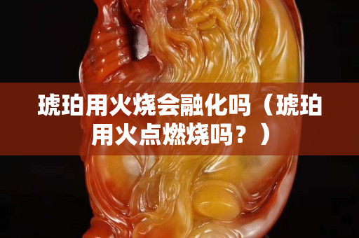 琥珀用火燒會融化嗎（琥珀用火點燃燒嗎？）