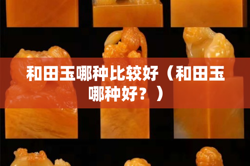 和田玉哪種比較好（和田玉哪種好？）
