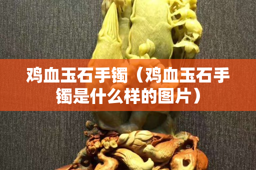 雞血玉石手鐲（雞血玉石手鐲是什么樣的圖片）
