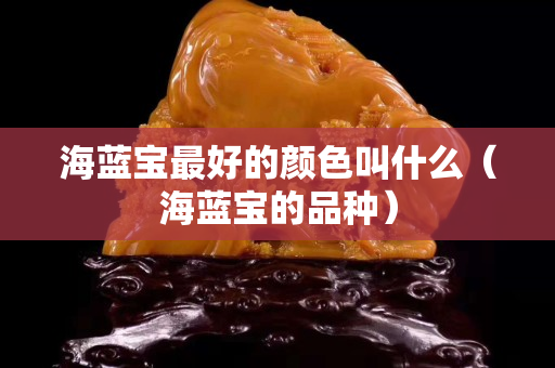 海藍寶最好的顏色叫什么（海藍寶的品種）