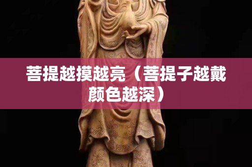 菩提越摸越亮（菩提子越戴顏色越深）