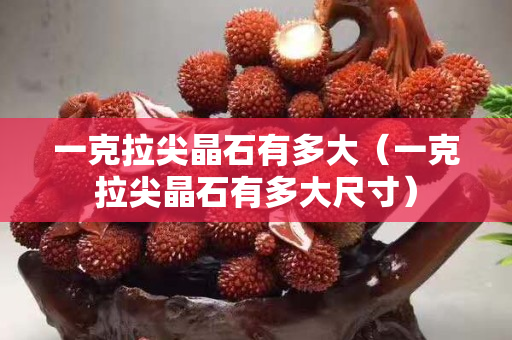一克拉尖晶石有多大（一克拉尖晶石有多大尺寸）