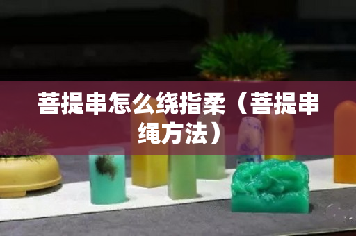 菩提串怎么繞指柔（菩提串繩方法）