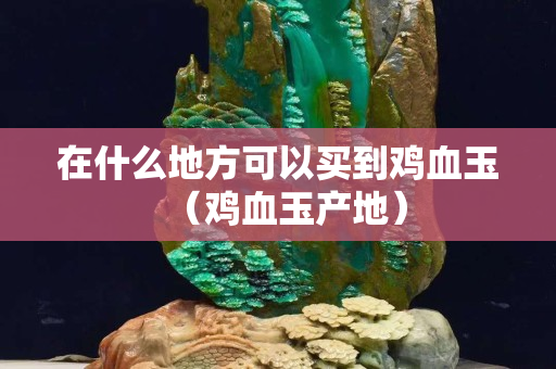 在什么地方可以買到雞血玉（雞血玉產地）