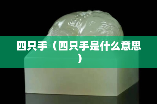 四只手（四只手是什么意思）