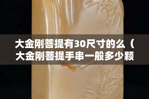 大金剛菩提有30尺寸的么（大金剛菩提手串一般多少顆）