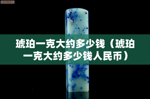 琥珀一克大約多少錢（琥珀一克大約多少錢人民幣）