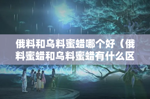 俄料和烏料蜜蠟?zāi)膫€(gè)好（俄料蜜蠟和烏料蜜蠟有什么區(qū)別）