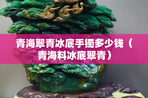 青海翠青冰底手鐲多少錢（青海料冰底翠青）