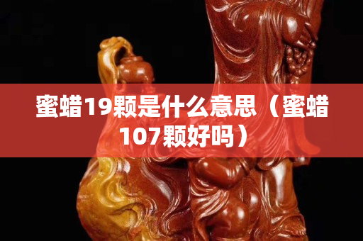 蜜蠟19顆是什么意思（蜜蠟107顆好嗎）